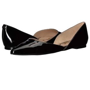 Sam Edelman Women’s Rodney Ballet Flats, Patent Leather Black. Size 6